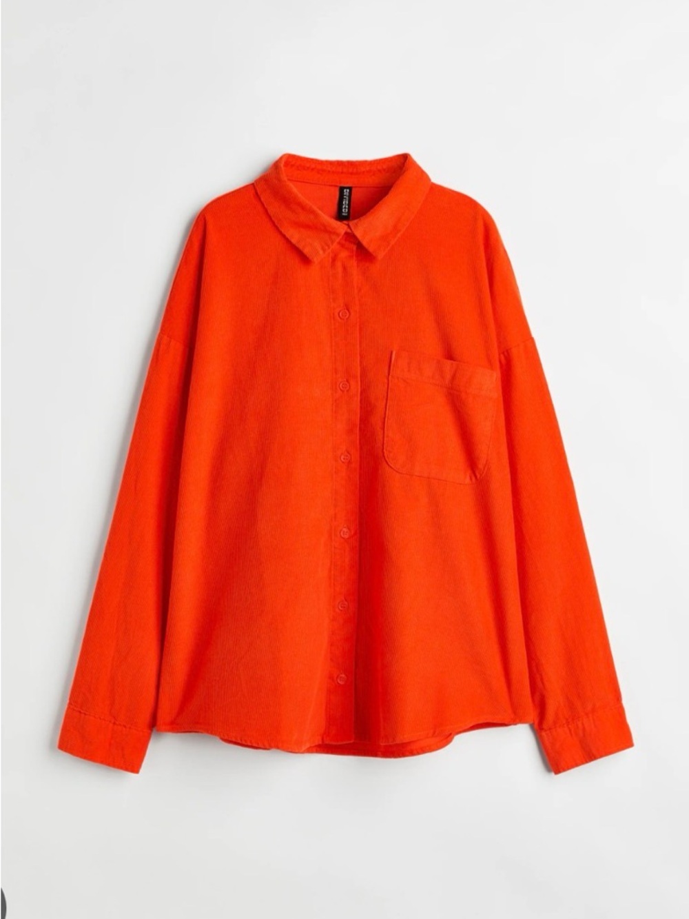 Orange Button-Up Shirt